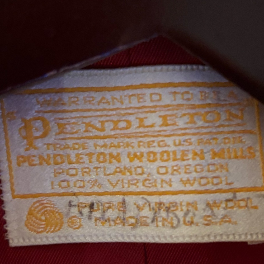 Pendleton Women's Wool Red Blazer - Picture 5 of 9